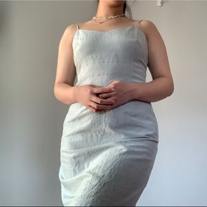 Ann Taylor silk slip dress / satin dress